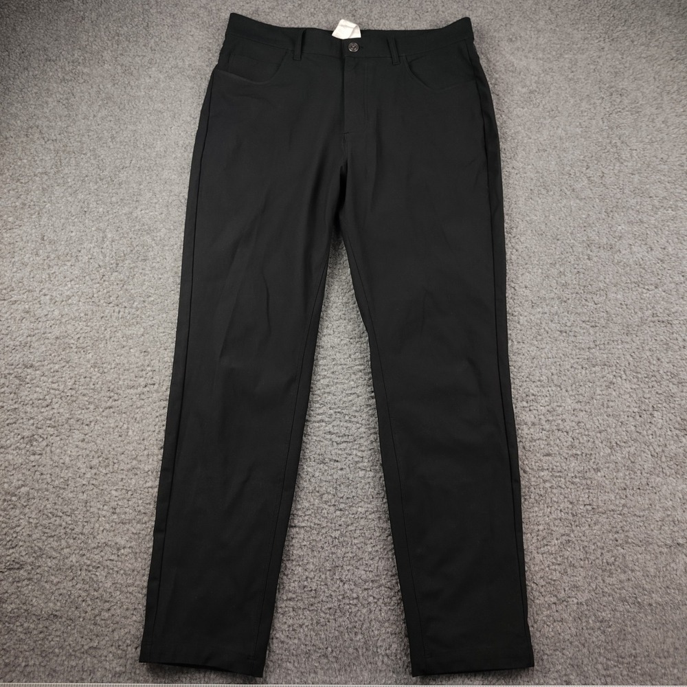 Fabletics Pants Mens 31x30 Black Performance Golf EUC